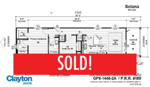 Space #187 – SOLD – 2 Bed, 2 Bath – New Home along Ramp Road