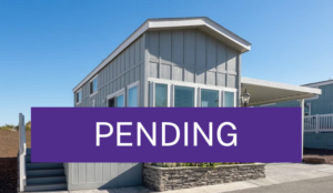 Space #201 – $79,000 – FREE RENT – PENDING – 1 Bed, 1 Bath with Side Yard – Brand New Home