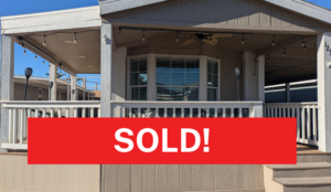 Space #123 – SOLD – 2 Bedroom, 1 Bath Home Close to Everything in the Park