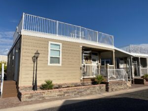 Space #39 – $179,000 – 3 Bedroom, 2 Bath Home, Stunning Desert Vistas from your Rooftop Deck