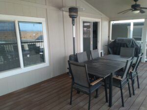 Space #55 – $199,000 – 2 Bedroom, 2 Bathroom – Perfect Back Deck for Outside Entertainment