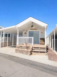 Space #152 – $129,000 – 2 Bedroom, 2 Bath Home Prime Ramp Road Location, Steps to River